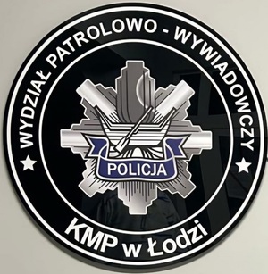 Znak Policji Łódzkiej.