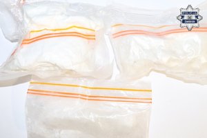 Narkotyki  w plastikowym woreczku.