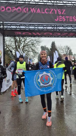 Reprezentacja Policji na 46. edycji Półmaratonu Wiązowskiego.
