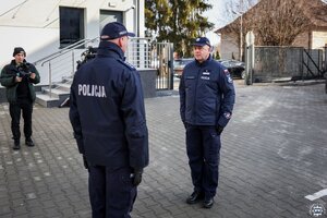 Uroczystość otwarcia Komendy Powiatowej Policji w Opatowie.