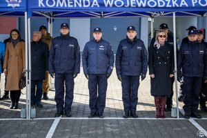 Uroczystość otwarcia Komendy Powiatowej Policji w Opatowie.
