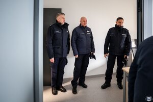 Uroczystość otwarcia Komendy Powiatowej Policji w Opatowie.