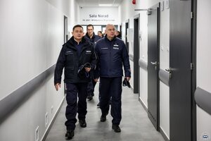 Uroczystość otwarcia Komendy Powiatowej Policji w Opatowie.