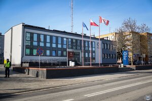 Uroczystość otwarcia Komendy Powiatowej Policji w Opatowie.