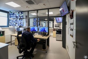 Uroczystość otwarcia Komendy Powiatowej Policji w Opatowie.