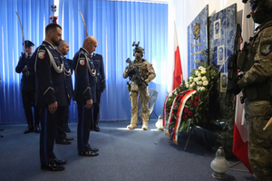 Uroczystość upamiętniająca poległych funkcjonariuszy