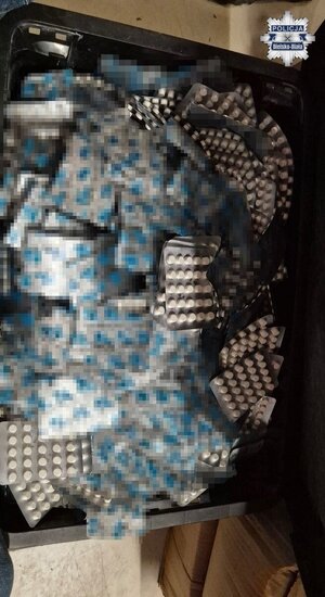 Zabezpieczone farmaceutyki.