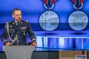 Uroczystość wręczenia medali im. podkomisarza Policji Andrzeja Struja