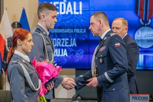 Uroczystość wręczenia medali im. podkomisarza Policji Andrzeja Struja