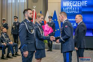 Uroczystość wręczenia medali im. podkomisarza Policji Andrzeja Struja