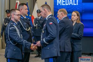 Uroczystość wręczenia medali im. podkomisarza Policji Andrzeja Struja