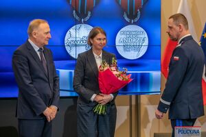Uroczystość wręczenia medali im. podkomisarza Policji Andrzeja Struja