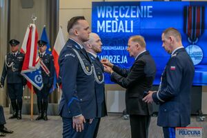 Uroczystość wręczenia medali im. podkomisarza Policji Andrzeja Struja