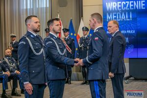 Uroczystość wręczenia medali im. podkomisarza Policji Andrzeja Struja