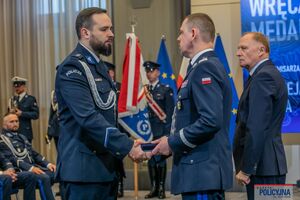 Uroczystość wręczenia medali im. podkomisarza Policji Andrzeja Struja