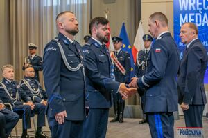 Uroczystość wręczenia medali im. podkomisarza Policji Andrzeja Struja