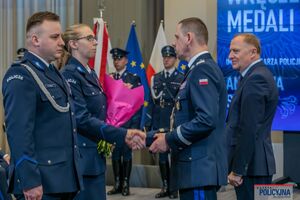Uroczystość wręczenia medali im. podkomisarza Policji Andrzeja Struja