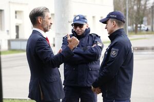 Delegacja Policji Królestwa Niderlandów z wizytą w Komendzie Głównej Policji.