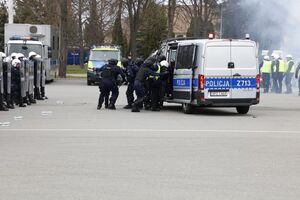 Delegacja Policji Królestwa Niderlandów z wizytą w Komendzie Głównej Policji.