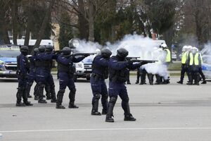 Delegacja Policji Królestwa Niderlandów z wizytą w Komendzie Głównej Policji.