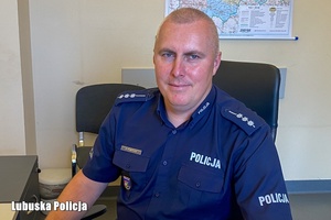 Starszy aspirant Rafał Pomocka.