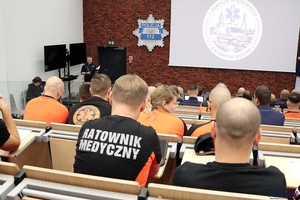 Konferencja inaugurująca II Ogólnopolskie Mistrzostwa Policji w Ratownictwie Medycznym.