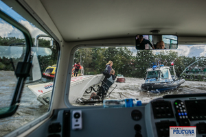 VIII regaty żeglarskie o puchar Komendanta Stołecznego Policji na Zalewie Zegrzyńskim.