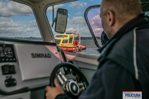 VIII regaty żeglarskie o puchar Komendanta Stołecznego Policji na Zalewie Zegrzyńskim.