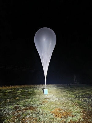 Balon meteorologiczny.
