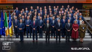 Zdjęcie zbiorowe uczestników Europejskiej Konwencja Szefów Policji.