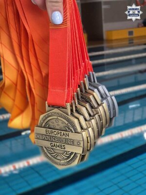 Medale za osiągnięcia sportowe.