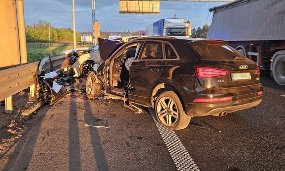 Tragiczny finał jazdy drogą ekspresową pod prąd