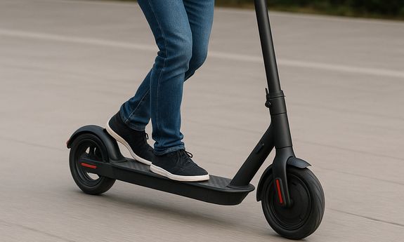 1000 złotych mandatu dla kierującego hulajnogą elektryczną