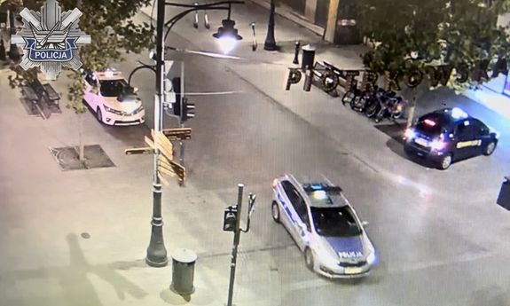 Celował do policjantów - został zatrzymany