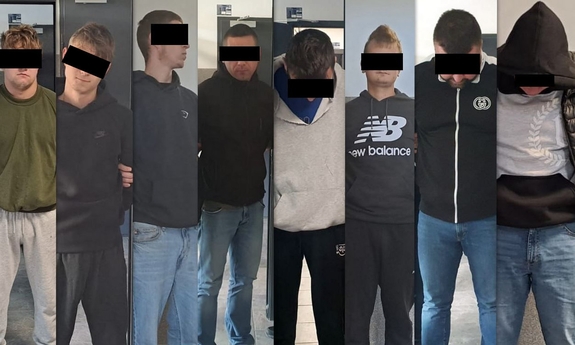 Chcąc odzyskać dług zniszczyli BMW znajomego - 8 osób zatrzymanych