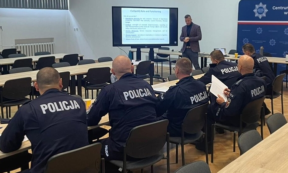 Rozpoczęcie kursu specjalistycznego dla policjantów - ekspertów pełniących służbę w kontyngentach policyjnych