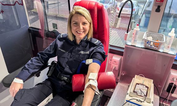 Słubiccy policjanci i pracownicy cywilni podzielili się najcenniejszym darem