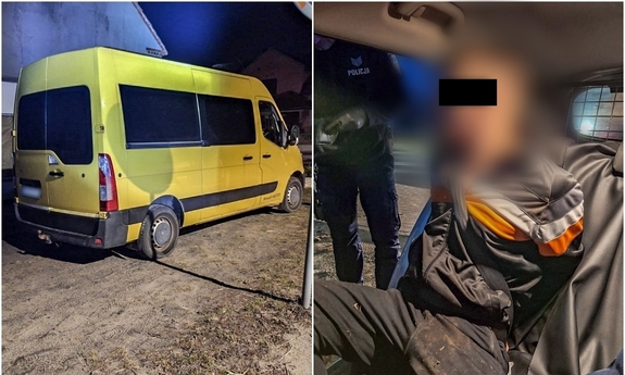 Kradzież busa, potrącenie pieszego i złamanie sądowego zakazu – 30-latek zatrzymany przez policjantów
