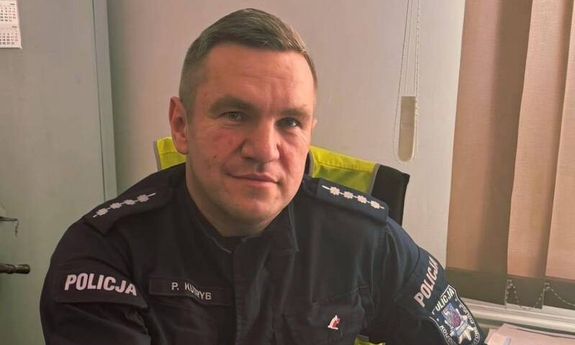 Bohaterska postawa policjanta i mieszkańców Pieniężna