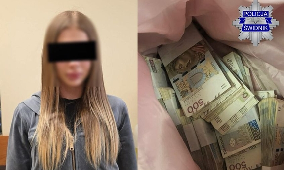 19-latka odebrała milion złotych od oszukanego seniora. Wpadła na gorącym uczynku!