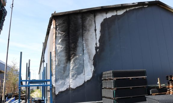 Błyskawiczna reakcja koszalińskich policjantów. Sprawca podpalenia targowiska zatrzymany