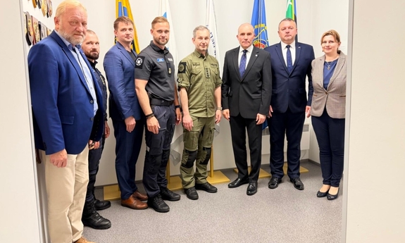 I Zastępca Komendanta Głównego Policji nadinsp. Roman Kuster z wizytą w Estonii podczas ćwiczeń z zarządzania kryzysowego