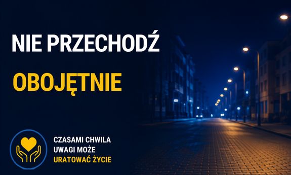 Nie przechodź obojętnie, szybka reakcja policjantów pomogła 52-latkowi