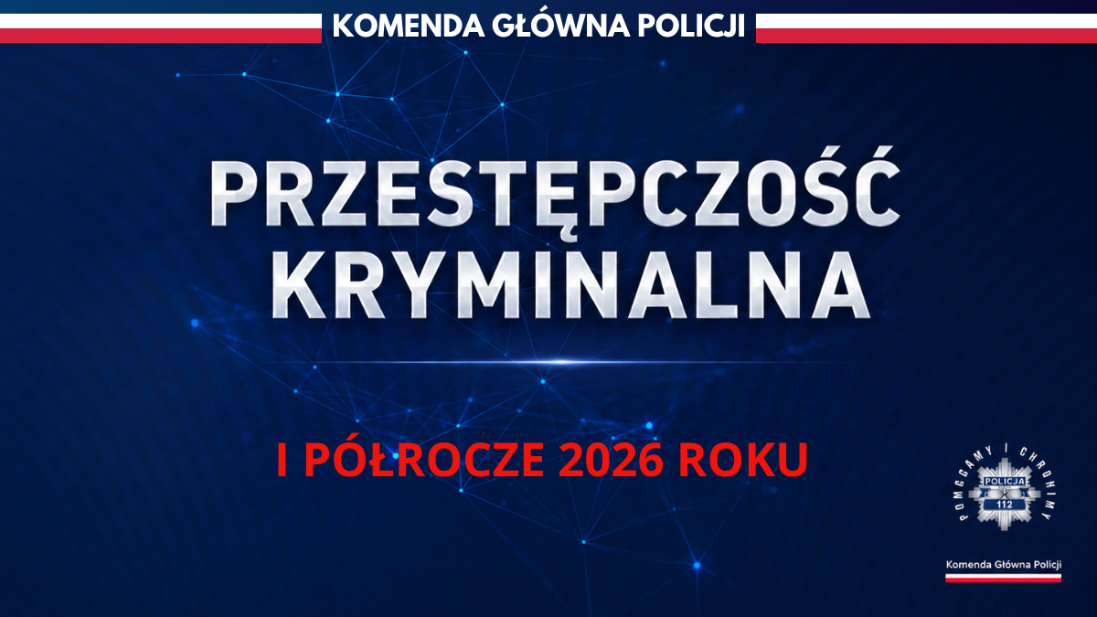 Pierwsze półrocze 2026 roku - skuteczne działania pionu kryminalnego Policji