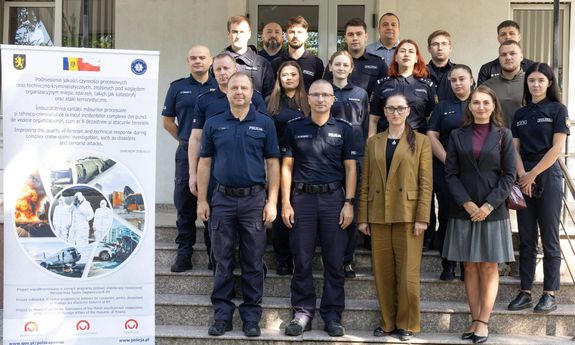 Funkcjonariusze polskiej Policji szkolili mołdawskich policjantów