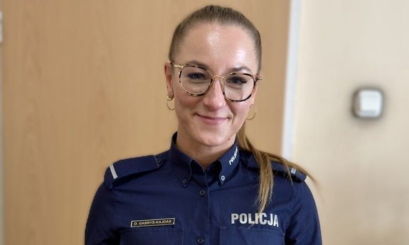 Policjantka na urlopie pomogła mężczyźnie - podziękowanie za wzorową postawę