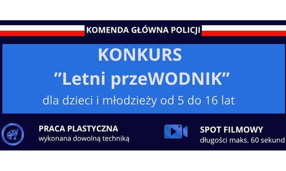 Wyniki konkursu plastyczno-filmowego dla dzieci i młodzieży pn. „Letni PrzeWODNIK”