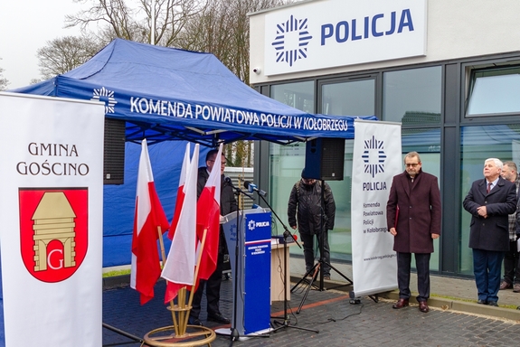 Nowa siedziba posterunku policji w Gościnie oficjalnie otwarta