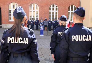 przemówienie Komendanta Wojewódzkiego Policji w Szczecinie