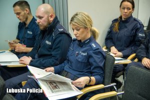 policjanci na szkoleniu